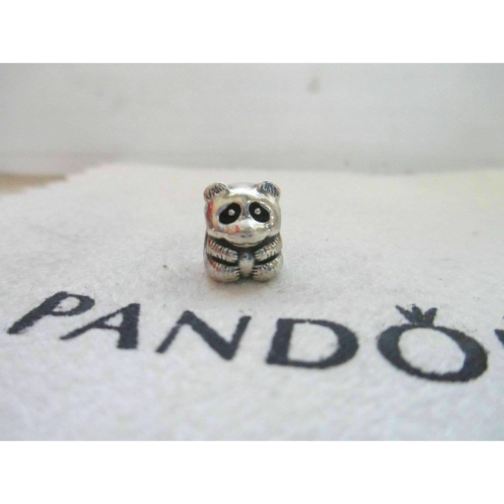 Pandora Sterling Silver Panda Bear Charm Bead